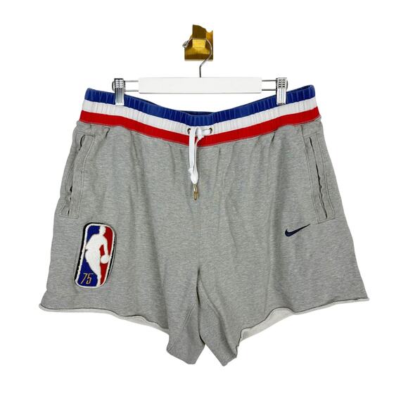 Nike NBA 75th Anniversary Team 31 Courtside DNA Fleece Shorts DB1785-063 XXL - Picture 1 of 6